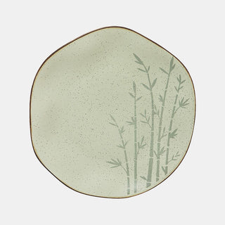 Oxford Ryo, Bamboo Porcelain 16 Piece Dinnerware Set, Service for 4 Oxford