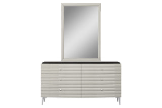 Pino Rectangular Mirror Whiteline