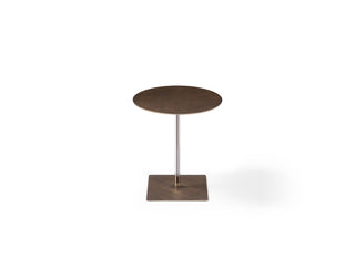 Marley Round Side Table Whiteline