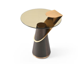 Zaria Side Table Whiteline