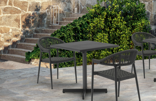Belle Outdoor Dining Table Whiteline