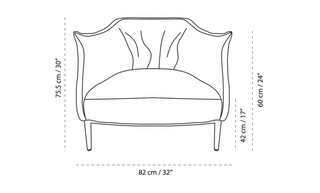 Benbow Accent Chair Whiteline