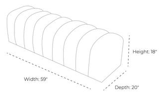 Vertigo Bench Whiteline