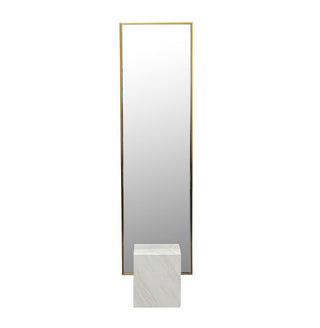 Floor Mirror Hulda Brass 46x180cm - DEKOR