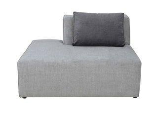 Infinity Ottomane Semi Elements Grey Left - DEKOR