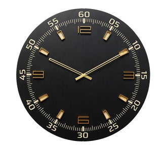 Wall Clock Milk Bar Black Ø60cm - DEKOR