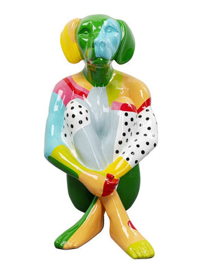 Deco Figurine Gangster Dog Colore 80cm - DEKOR
