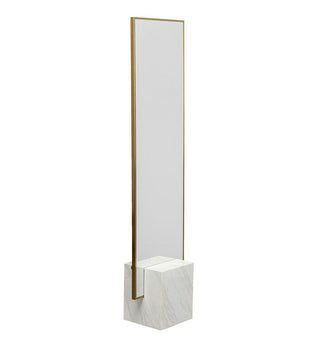 Floor Mirror Hulda Brass 46x180cm - DEKOR