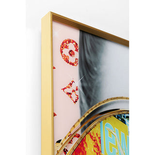 Framed Picture Times Square View 120x120cm - DEKOR