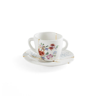 Kintsugi Coffee cup with saucer 01 SELETTI