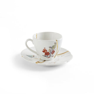 Kintsugi Coffee cup with saucer 02 SELETTI