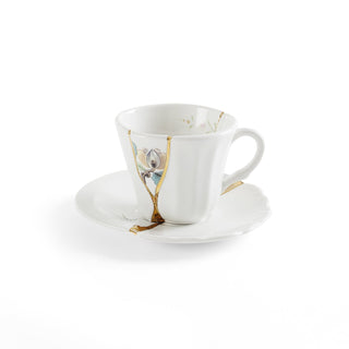 Kintsugi Coffee cup with saucer 03 SELETTI