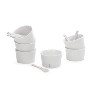 Estetico Quotidiano Ice Cream set of 6 Bowls SELETTI