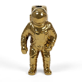 Cosmic Diner Starman Vase Gold SELETTI