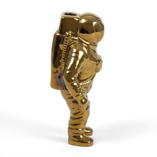 Cosmic Diner Starman Vase Gold SELETTI