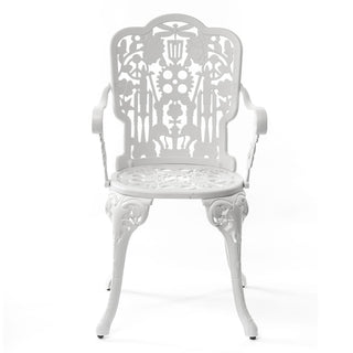Industry Collection ALUMINIUM ARMCHAIR - WHITE DEKOR