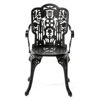 Industry Collection ALUMINIUM ARMCHAIR - BLACK DEKOR