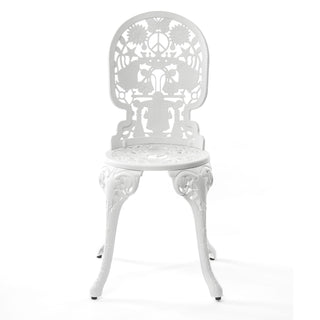 Industry Collection ALUMINIUM CHAIR - WHITE DEKOR