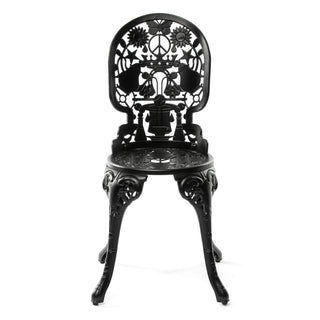 Industry Collection ALUMINIUM CHAIR - BLACK DEKOR