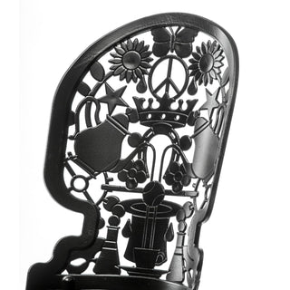 Industry Collection ALUMINIUM CHAIR - BLACK DEKOR