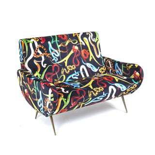 Sofa Two Seater Snakes SELETTI
