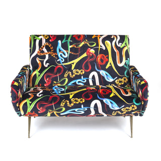 Sofa Two Seater Snakes SELETTI