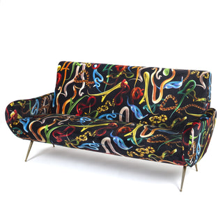 Sofa Three Seater Snakes SELETTI