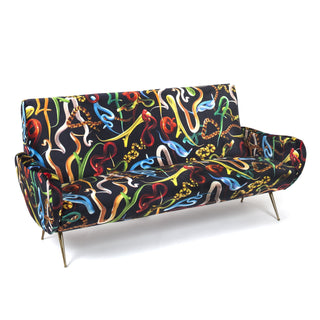 Sofa Three Seater Snakes SELETTI