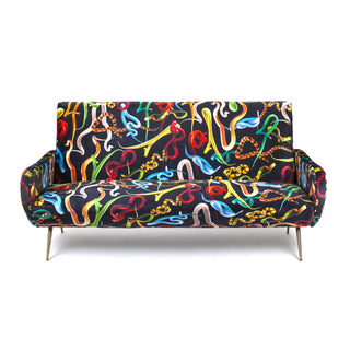 Sofa Three Seater Snakes SELETTI