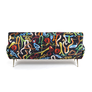 Sofa Three Seater Snakes SELETTI