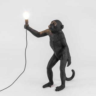 The Monkey Lamp Black Standing Version SELETTI USA
