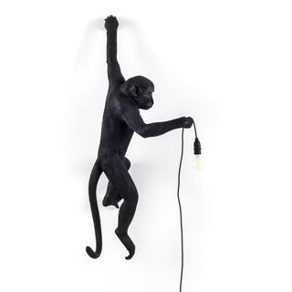 The Monkey Lamp Black Hanging Version Left SELETTI USA
