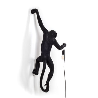 The Monkey Lamp Black Hanging Version Left SELETTI USA