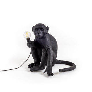 The Monkey Lamp Black Sitting Version DEKOR