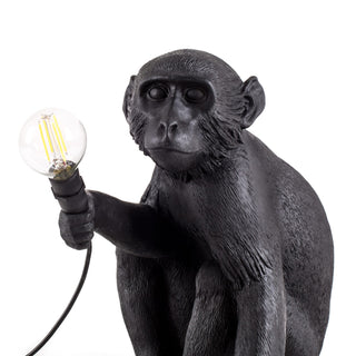 The Monkey Lamp Black Sitting Version DEKOR
