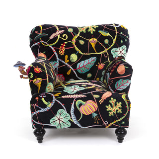 Botanical Diva Armchair Black DEKOR