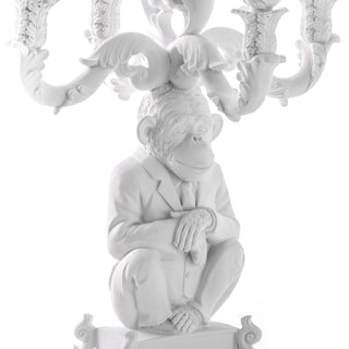 Burlesque Chimp White DEKOR
