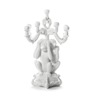 Giant Burlesque 3 Monkeys White DEKOR