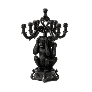 Giant Burlesque 3 Monkeys Black DEKOR