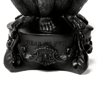 Giant Burlesque 3 Monkeys Black DEKOR