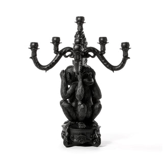 Giant Burlesque 3 Monkeys Black DEKOR