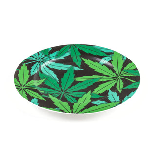Porcelain Plate Weed DEKOR