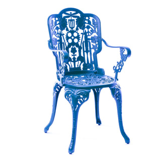 Industry Collection ALUMINIUM ARMCHAIR - SKY BLUE DEKOR