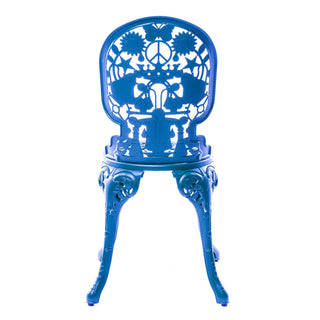 Industry Collection ALUMINIUM CHAIR - SKY BLUE DEKOR