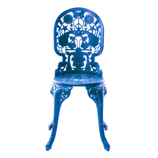 Industry Collection ALUMINIUM CHAIR - SKY BLUE DEKOR