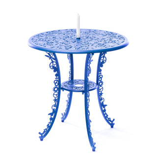 Industry Collection ALUMINIUM TABLE - SKY BLUE DEKOR