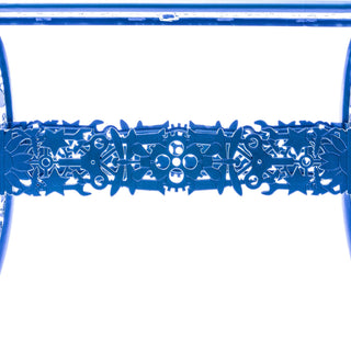 Industry Collection ALUMINIUM OVAL TABLE - SKY BLUE DEKOR