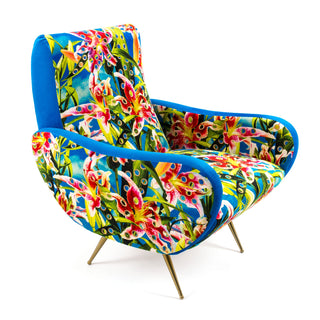 Armchair Flowers with holes SELETTI