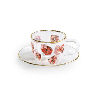 Coffee Cup Roses DEKOR