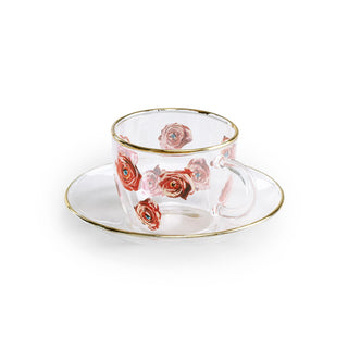 Coffee Cup Roses DEKOR